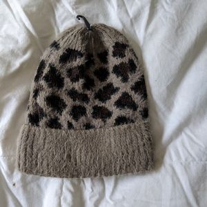 NWOT Cheetah Print Beanie